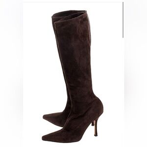 Jimmy Choo brown suede boots